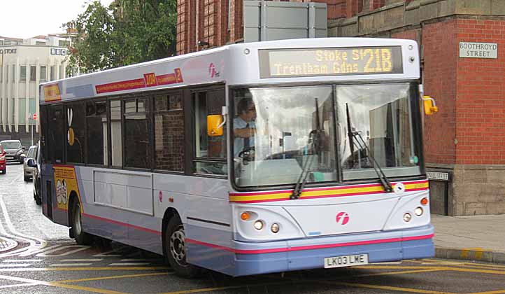 First Potteries Transbus Dart Caetano Nimbus Bentilee Buzz 61495